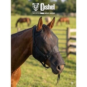 Cashel Crusader Fly Mask - Long Nose & Ears (Large)